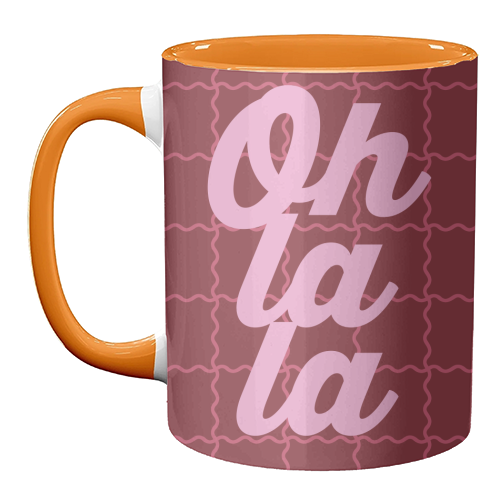 Oh la la - unique mug by Daniela di Niro