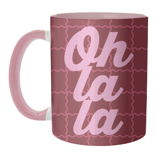 Oh la la - unique mug by Daniela di Niro