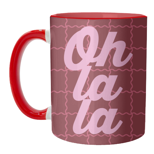 Oh la la - unique mug by Daniela di Niro