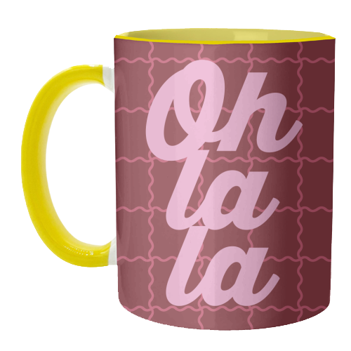 Oh la la - unique mug by Daniela di Niro