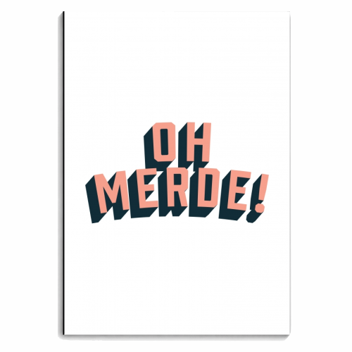 Oh Merde! - personalised A4, A5, A6 notebook by The Native State