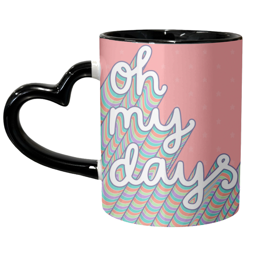 Oh My Days - unique mug by Katie Ruby Miller