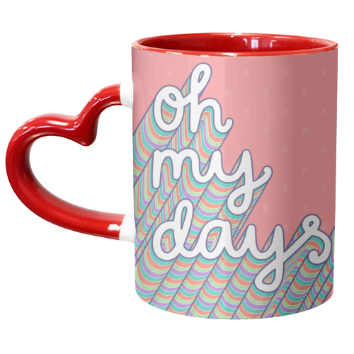 Oh My Days - unique mug by Katie Ruby Miller
