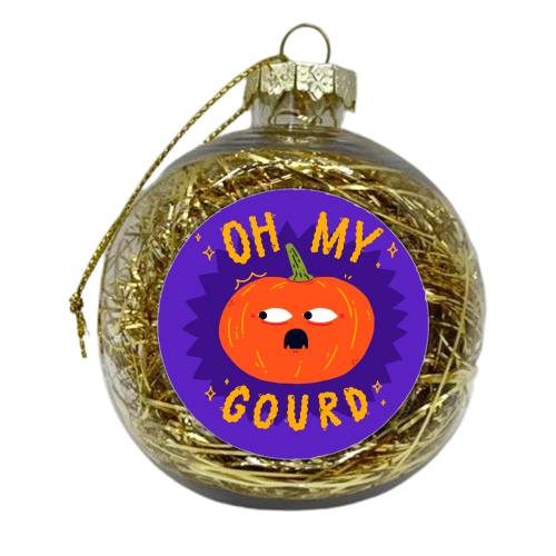 Oh my gourd - xmas bauble by Matt Joyce