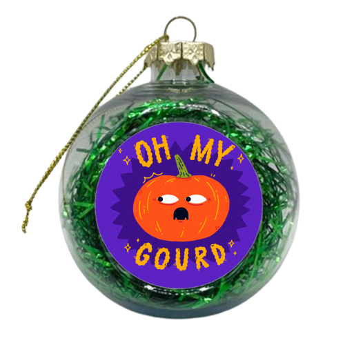 Oh my gourd - xmas bauble by Matt Joyce
