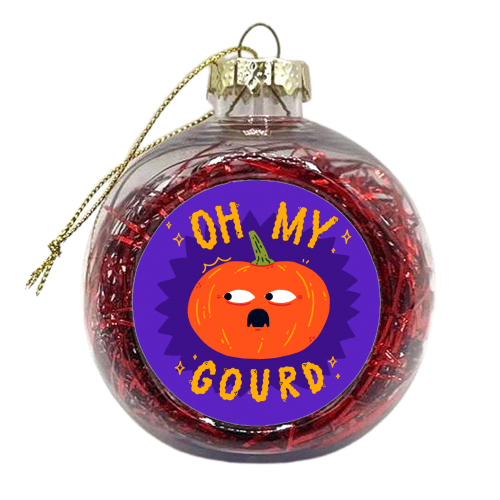 Oh my gourd - xmas bauble by Matt Joyce