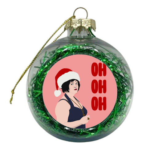 OH OH OH - xmas bauble by Pink and Pip