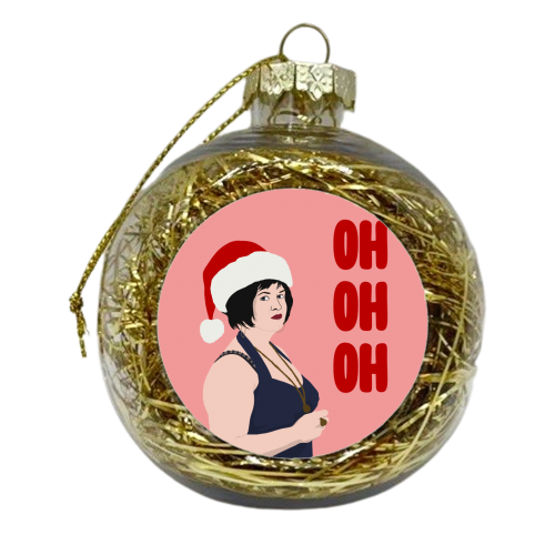 OH OH OH - xmas bauble by Pink and Pip