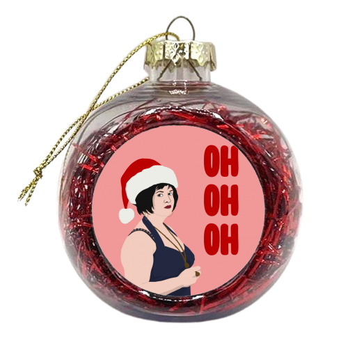 OH OH OH - xmas bauble by Pink and Pip