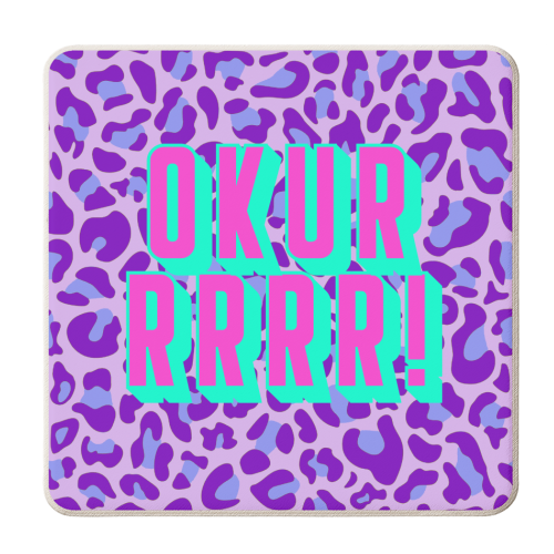 Okuuuuur! - personalised beer coaster by Wallace Elizabeth