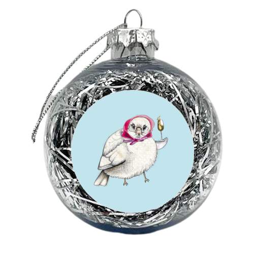 Old Bird - xmas bauble by Lizzie Barber