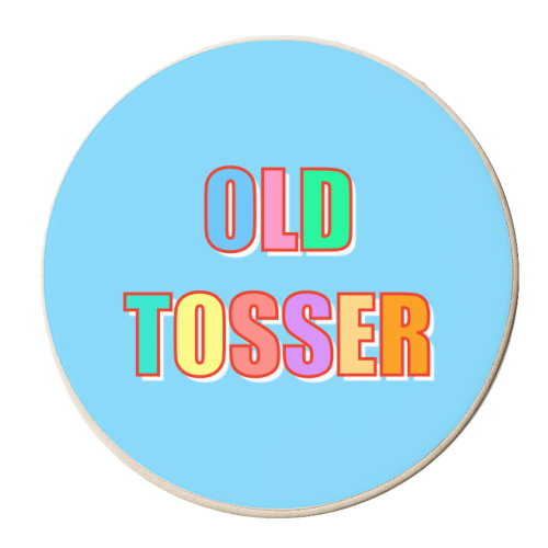 Old Tosser - personalised beer coaster by Adam Regester