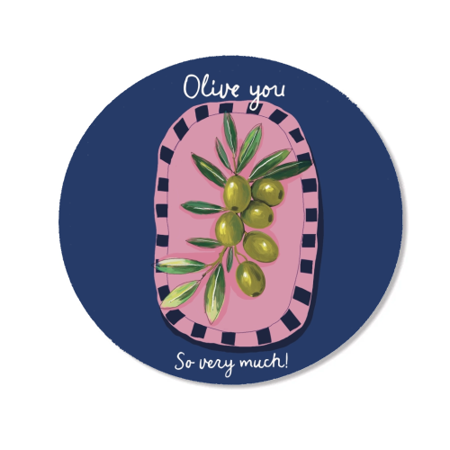 Olive You So Much - Magnet by Giddy Kipper