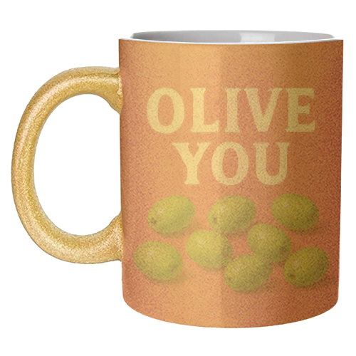 Olive You - unique mug by Eloise