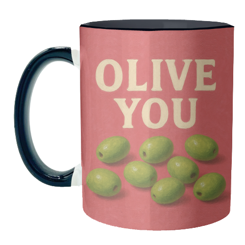 Olive You - unique mug by Eloise
