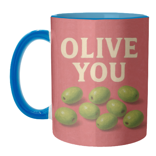 Olive You - unique mug by Eloise