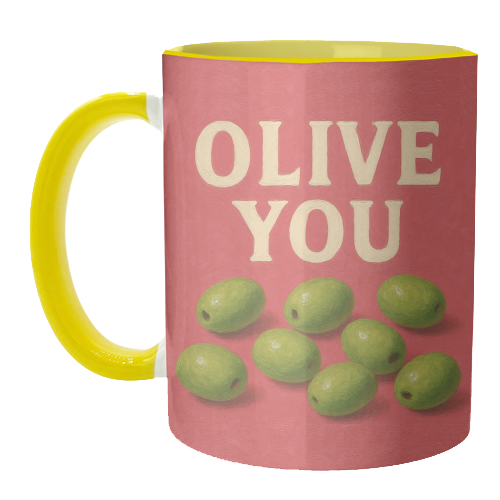 Olive You - unique mug by Eloise