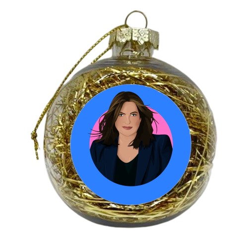 Olivia Benson - xmas bauble by Pink and Pip
