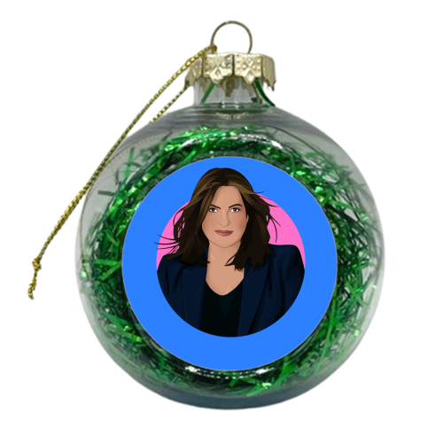 Olivia Benson - xmas bauble by Pink and Pip