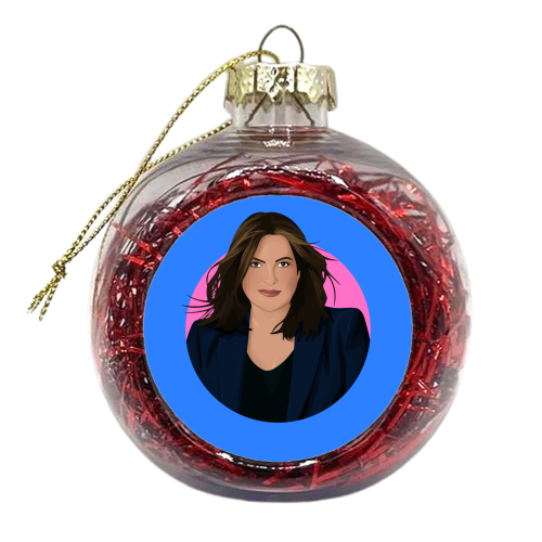 Olivia Benson - xmas bauble by Pink and Pip