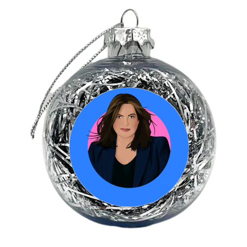 Olivia Benson - xmas bauble by Pink and Pip