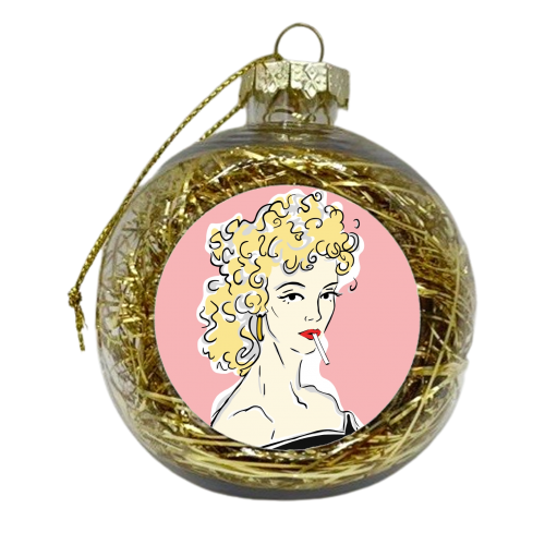 Olivia - xmas bauble by Bec Broomhall