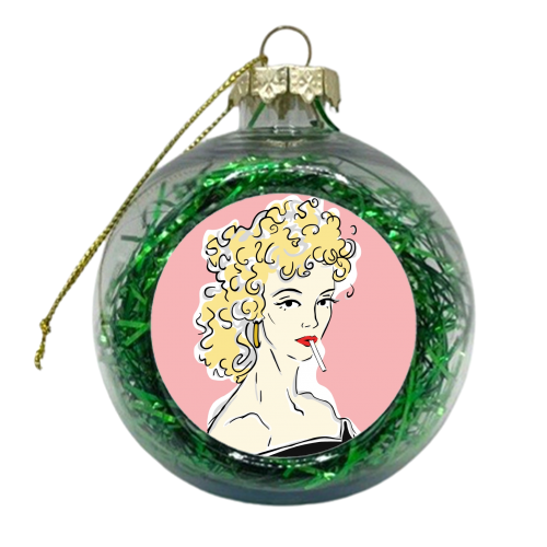 Olivia - xmas bauble by Bec Broomhall