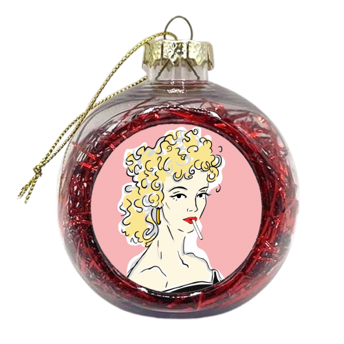Olivia - xmas bauble by Bec Broomhall