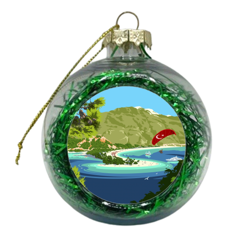 Oludeniz, Turkey - xmas bauble by Stephen Millership