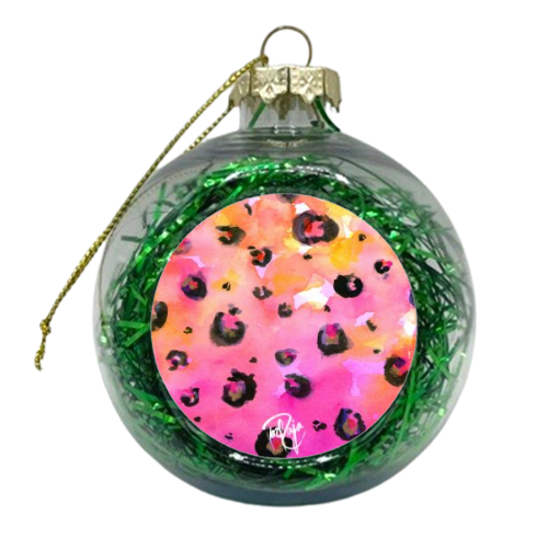 Ombre Leo - xmas bauble by Yaz Raja