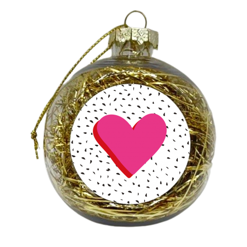OMG So Much Love - xmas bauble by Laura Lonsdale