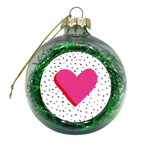 OMG So Much Love - xmas bauble by Laura Lonsdale
