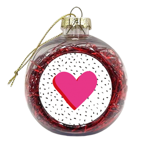 OMG So Much Love - xmas bauble by Laura Lonsdale