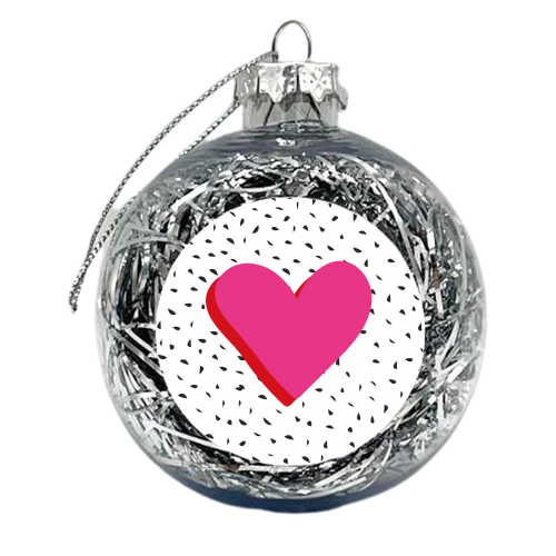 OMG So Much Love - xmas bauble by Laura Lonsdale