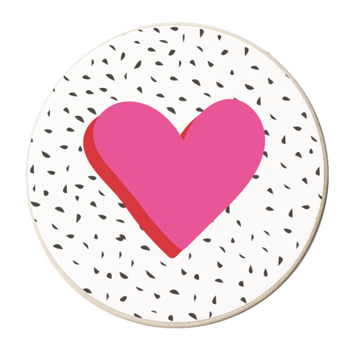 OMG So Much Love - personalised beer coaster by Laura Lonsdale