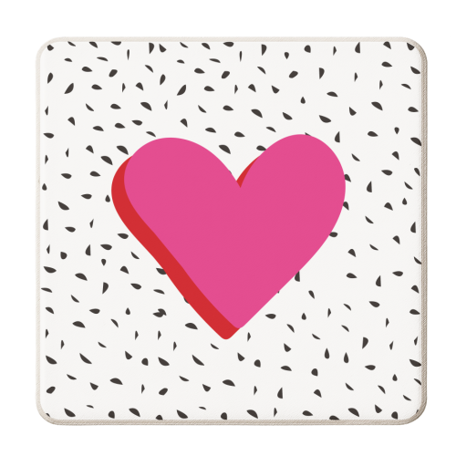 OMG So Much Love - personalised beer coaster by Laura Lonsdale