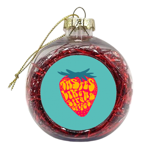 On A Summer Evenin' - xmas bauble by Wallace Elizabeth