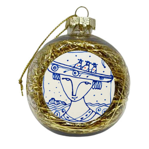 On the High Seas - xmas bauble by deborah Withey