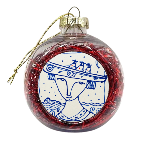 On the High Seas - xmas bauble by deborah Withey