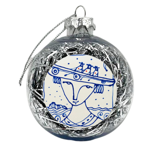 On the High Seas - xmas bauble by deborah Withey