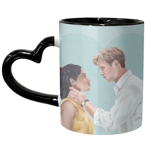 One Day Dex and Em - unique mug by Sarah Wilkinson