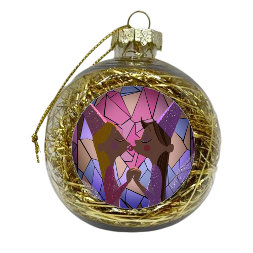 One day, Disney! - xmas bauble by Amy Lewis