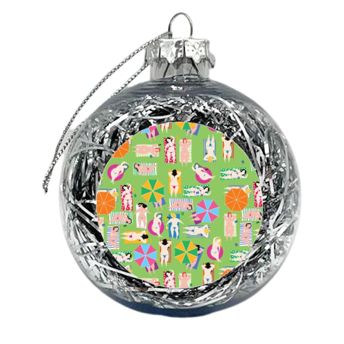 One day of summer - xmas bauble by Fatpings_studio