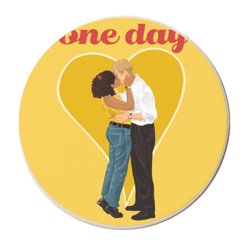 One Day - personalised beer coaster by By Rosybum