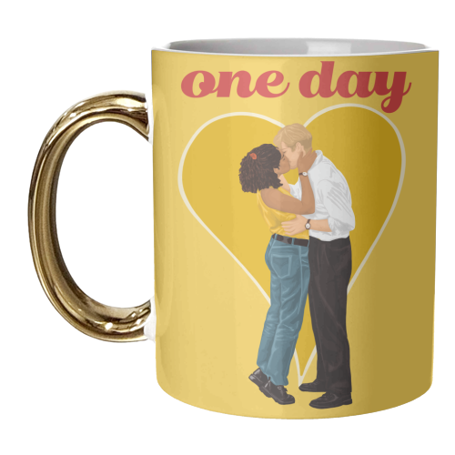 One Day - unique mug by By Rosybum