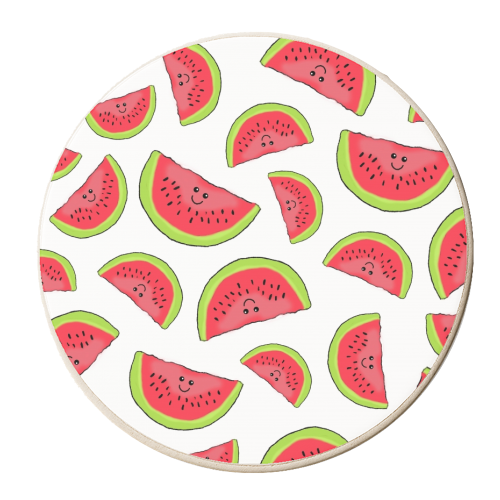 One In A Melon - personalised beer coaster by Giddy Kipper