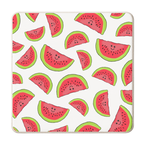 One In A Melon - personalised beer coaster by Giddy Kipper