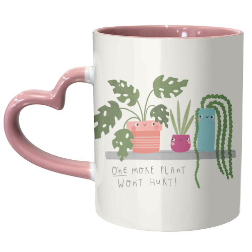 One more plant wont hurt! - unique mug by Jess Moorhouse
