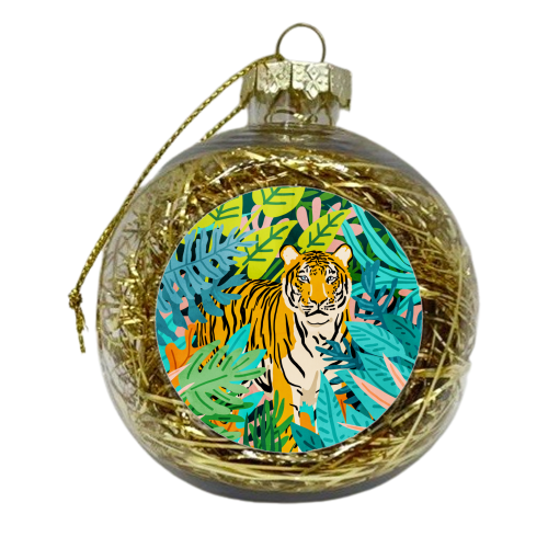 Only 3890 Tigers Left - xmas bauble by Uma Prabhakar Gokhale