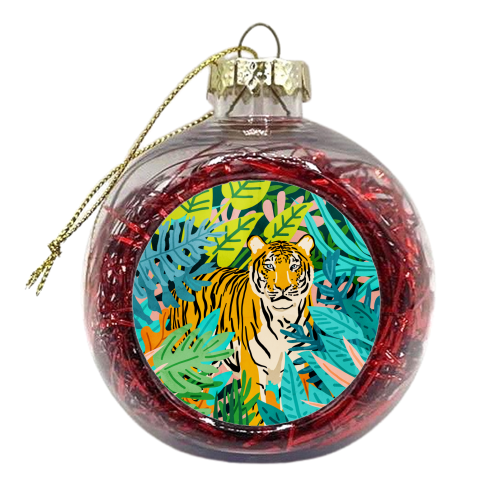 Only 3890 Tigers Left - xmas bauble by Uma Prabhakar Gokhale